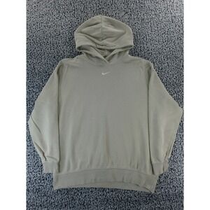 Nike Women's Sportswear Essential Collection Washed Tan Fleece Hood DD5640-236 L